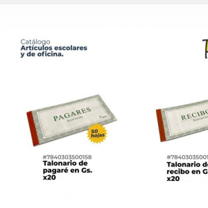 Talonario de Pagares