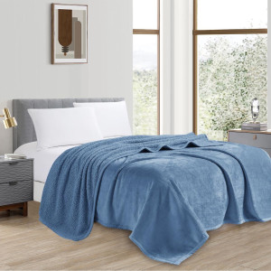 Manta Doble Plush con cordero (2 plazas/ 2 plazas 1/2)